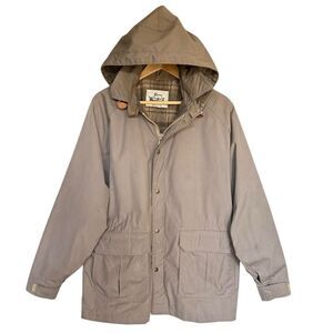 Vintage Woolrich Wool-Lined Hooded Chore Barn Jacket 1970s Men's L